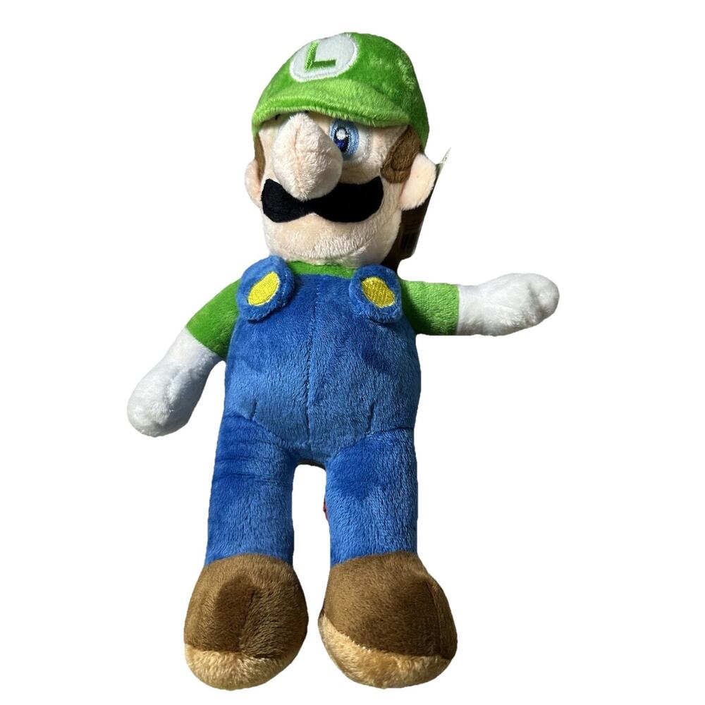 Luigi Plush 12 Inch Super Mario Brothers 2016 New With Tags Good Stuff plush